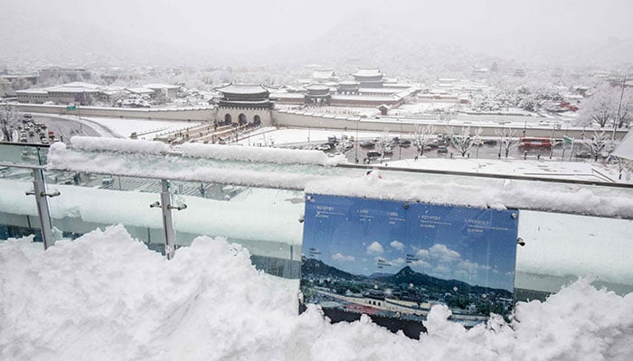 In pictures: South Korean capital hit by ‘record November snowfall’