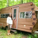 A girl spent $200 for an old caravan, but the results are amazing