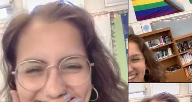 Teacher Mocks U.S. Flag And Removes It From Classroom – Makes Kids Pledge Allegiance To Pride Flag