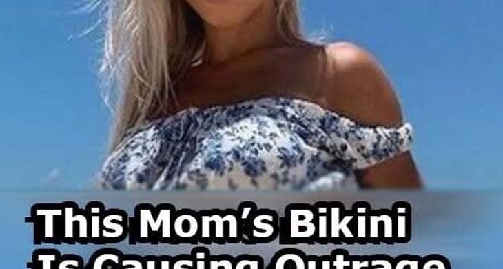 A Mom’s Bikini Is Causing Outrage At The Beach. Try Not To Gasp When You See It