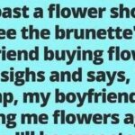 The Blonde’s Unexpected Solution to Her Friend’s Flower Dilemma