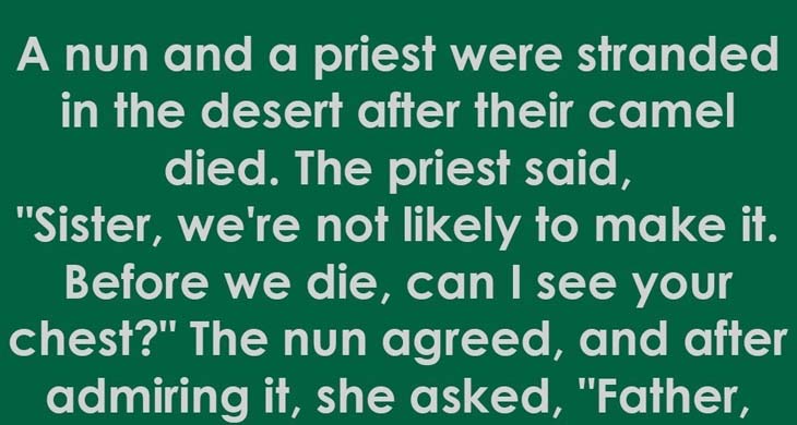 The Unusual Solution Of a Priest and Nun