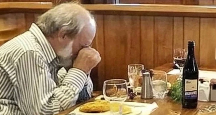 When an old man’s visitor failed to show up for the meal I had prepared for two I discovered a shocking fact