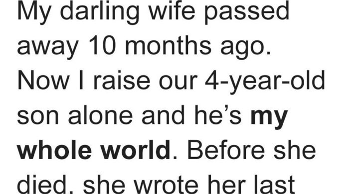 Devastated’ Widower Takes a Paternity Test……………. after Reading His Late Wife’s Final Letter