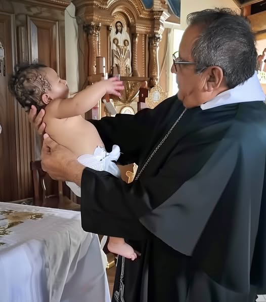 We Took Our Baby To Church For His Baptism. “This Is Impossible,” The Priest Whispered As He Cradled The Little One In His Arms-Story Of The Day.