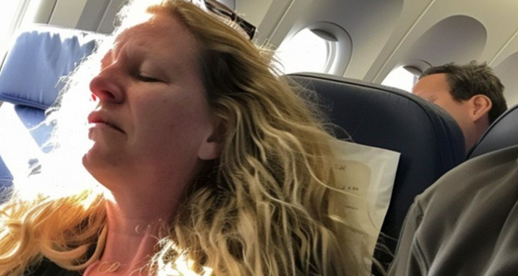 I Fell Asleep on My Husband in the Plane