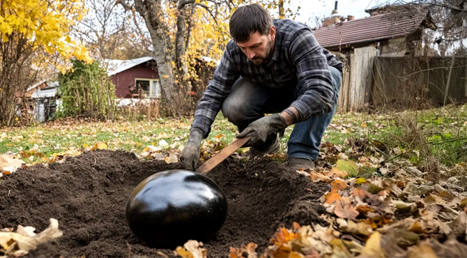 I Returned Early to Surprise My Husband Only to Find Him Burying a Large Black Egg in Our Garden – Its Mystery Brought Us Closer