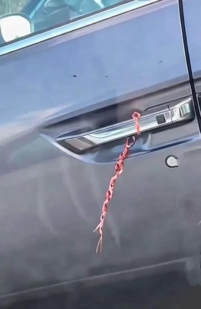 Seeing a Wire Tied Around a Car Door Handle: What It Could Mean