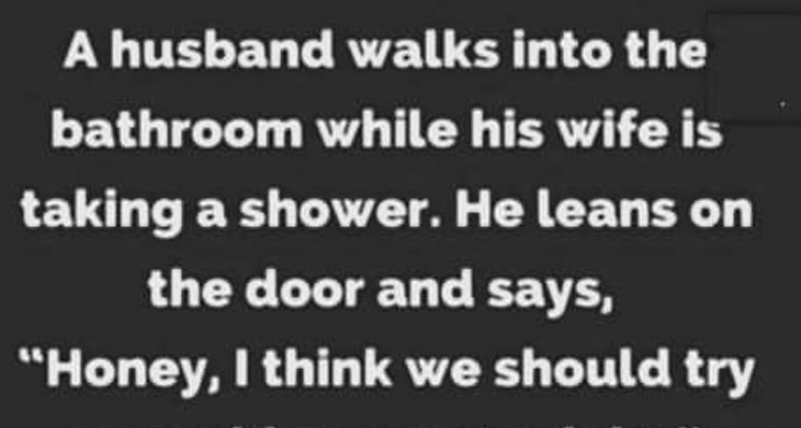Confession for the Shower