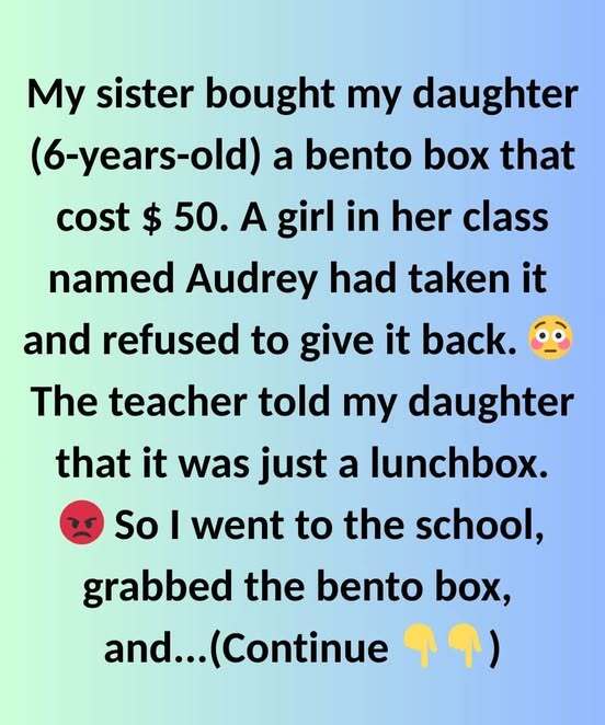 A 6-Year-Old Girl Stole My Daughter’s Lunchbox, and the Teacher Sided With the Thief.