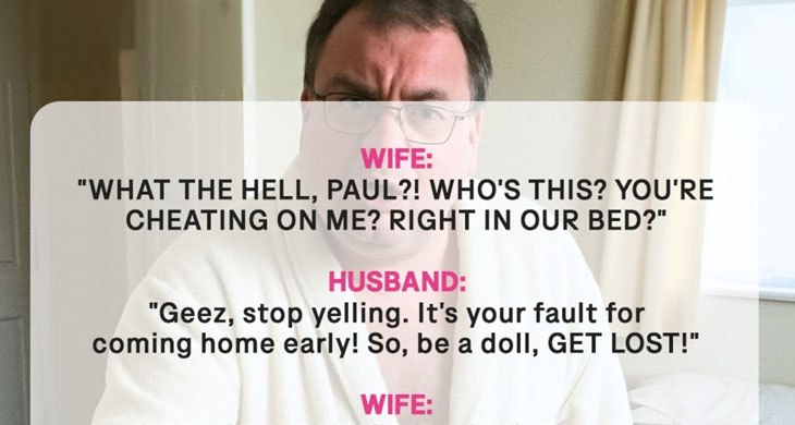 Husband Is Caught Cheating on His Wife and Acts as if Nothing Is Wrong – Story of the Day