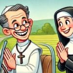 A priest offered a nun a lift