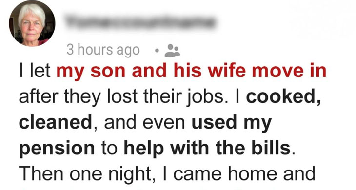 I Let My Son and His Wife Live in My House But They Kicked Me Out – Karma Made Them Pay