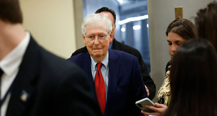 McConnell Whines About J6 Hasn’t Spoken with Trump in ‘Quite a While’