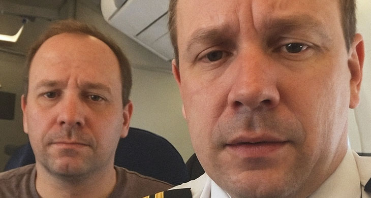 Before Disembarking Plane, Pilot Notices