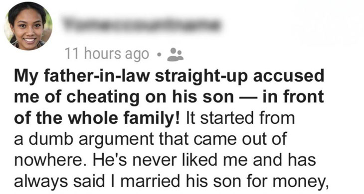 My Father-in-Law Accused Me of Cheating Days Later, Karma Caught Up with Him