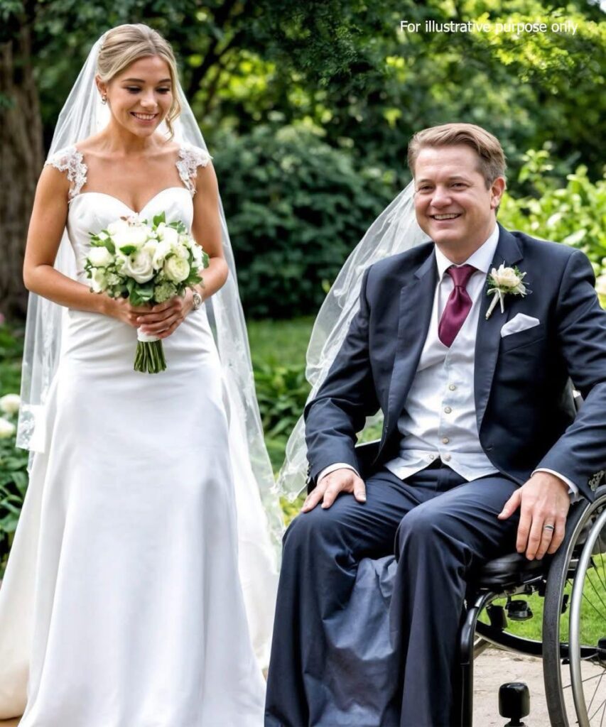 She Married A Man With A Disability, But A Big Surprise Awaited Her At The Wedding. 3